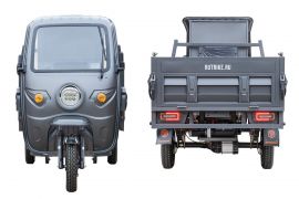 Грузовой электротрицикл Rutrike D5 КАБИНА гидравлика 1700 60V1200W